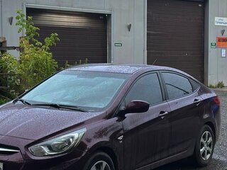 2012 Hyundai Solaris I, фиолетовый, 1100000 рублей, вид 4