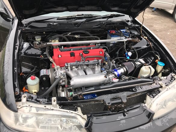 1998 Honda Integra Type R III Рестайлинг, чёрный - вид 5