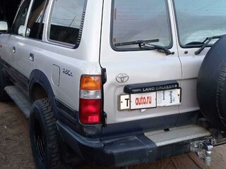 1996 Toyota Land Cruiser 80 Series Рестайлинг, серебристый, 1780000 рублей, вид 4
