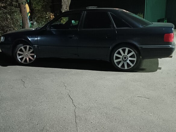 1991 Audi 100 IV (C4), синий, 349500 рублей - вид 6