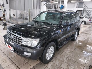 2004 Toyota Land Cruiser 100 Series Рестайлинг 1, чёрный, 2550000 рублей, вид 2