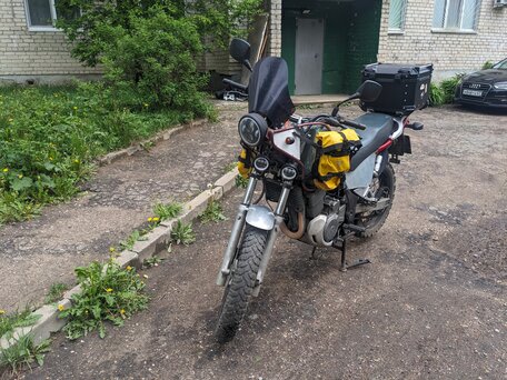 1996 Suzuki XF 650 Freewind, зелёный, 250000 рублей, вид 4