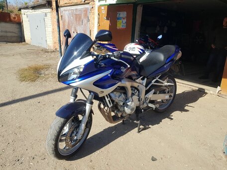 2005 Yamaha FZ6, синий, 460000 рублей, вид 2