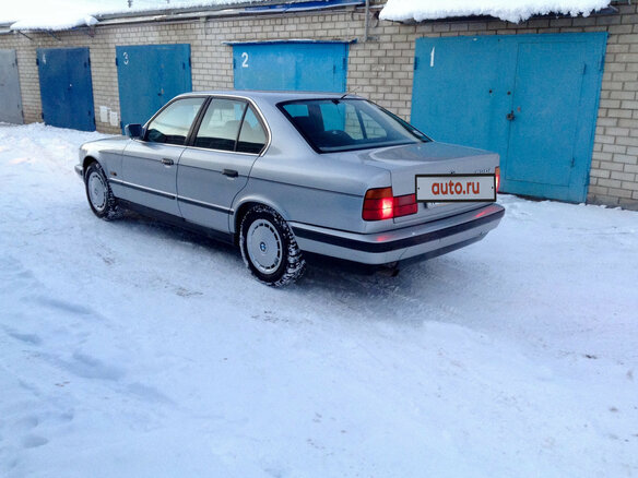 1990 BMW 5 серии 520i III (E34), серебристый - вид 5