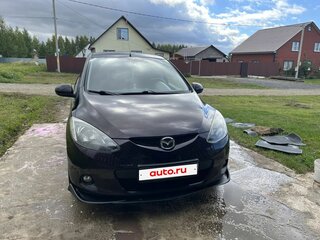 2008 Mazda 2 II (DE), фиолетовый, 650000 рублей, вид 3