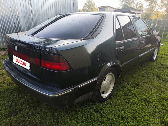 1993 Saab 9000 I Рестайлинг, зелёный, 200000 рублей - вид 4
