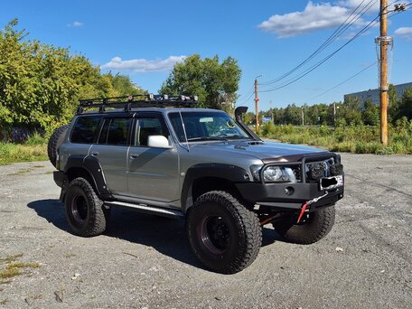 2007 Nissan Patrol V (Y61) Рестайлинг, серебристый, 3620000 рублей, вид 1