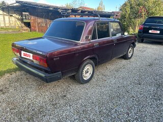 1997 Lada (ВАЗ) 2107, пурпурный, 119000 рублей, вид 3