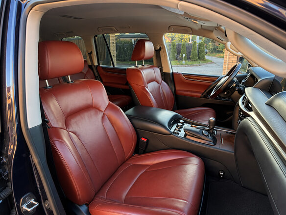 2015 Lexus LX 450d III Рестайлинг 2, синий, 5750000 рублей - вид 11