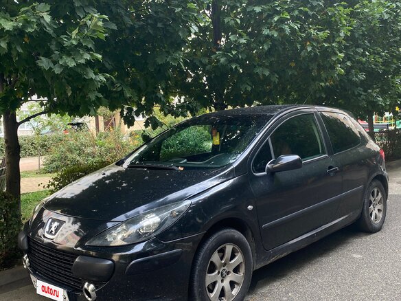 2007 Peugeot 307 I Рестайлинг, чёрный