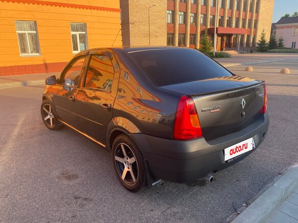 2009 Renault Logan I, серый, 340000 рублей - вид 8