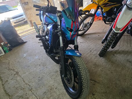 2002 Suzuki SV 650, синий, 245000 рублей, вид 2