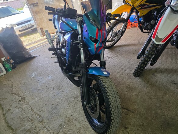 2002 Suzuki SV 650, синий, 245000 рублей - вид 1