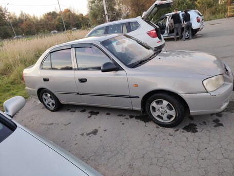 2008 Hyundai Accent ТагАЗ II, бежевый, 240000 рублей, вид 2