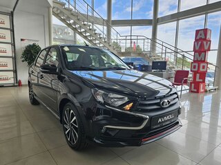 2025 Lada (ВАЗ) Granta Sport I Рестайлинг, чёрный, 1629000 рублей, вид 4