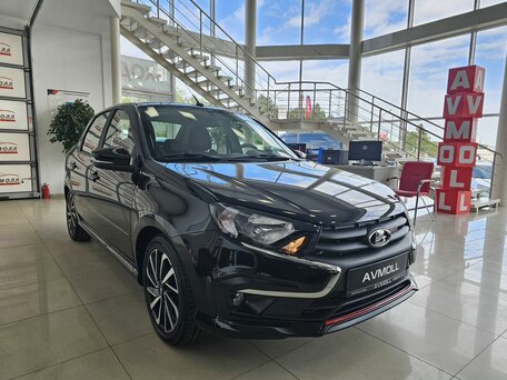 2025 Lada (ВАЗ) Granta Sport I Рестайлинг, чёрный, 1610000 рублей, вид 4