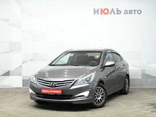 2014 Hyundai Solaris I Рестайлинг, серый, 890000 рублей, вид 1