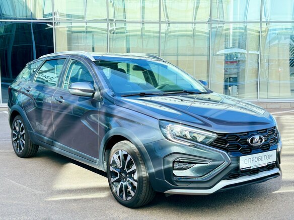 2024 Lada (ВАЗ) Vesta SW Cross I Рестайлинг (NG), серый, 1586000 рублей - вид 2