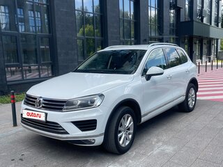 2015 Volkswagen Touareg II Рестайлинг, белый, 2950000 рублей, вид 4