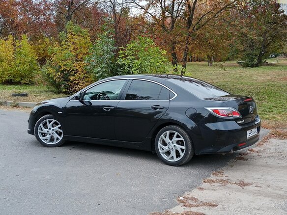 2010 Mazda 6 II (GH) Рестайлинг, чёрный - вид 22