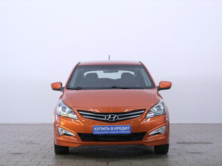 2015 Hyundai Solaris I Рестайлинг, оранжевый, 979000 рублей, вид 2
