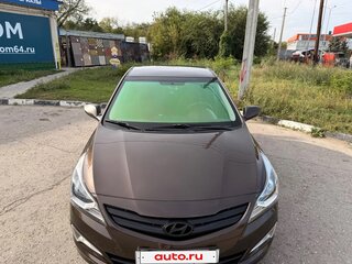 2016 Hyundai Solaris I Рестайлинг, коричневый, 1140000 рублей, вид 3