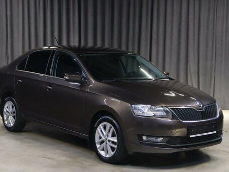 2019 Skoda Rapid I Рестайлинг, коричневый, 1099000 рублей, вид 3
