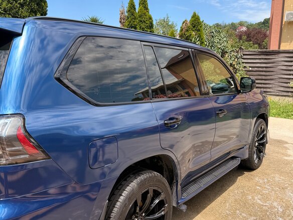 2019 Lexus LX 570 III Рестайлинг 2, синий, 11500000 рублей - вид 2