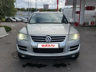 2008 Volkswagen Touareg I Рестайлинг, серебристый, 849000 рублей, вид 1