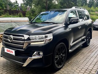 2020 Toyota Land Cruiser 200 Series Рестайлинг 2, чёрный, 8200000 рублей, вид 1