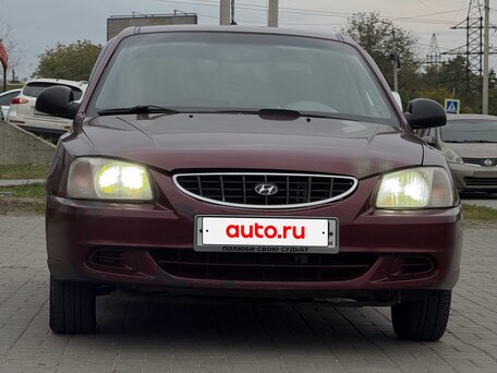 2011 Hyundai Accent ТагАЗ II, красный, 430000 рублей, вид 2