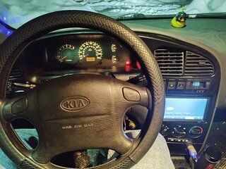 2005 Kia Spectra I Рестайлинг 2, чёрный, 170000 рублей, вид 4