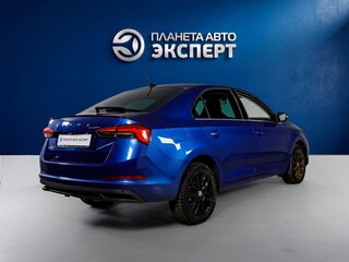 2021 Skoda Rapid II, синий, 1200000 рублей, вид 4