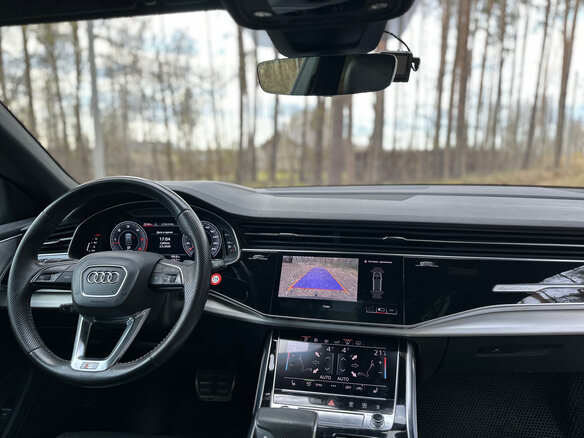 2019 Audi Q8 50 TDI I (4M), серый, 5800000 рублей - вид 9