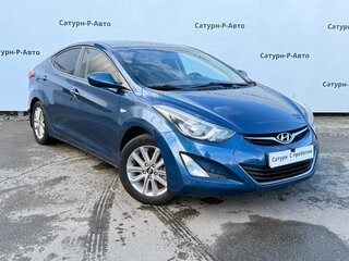 2014 Hyundai Elantra V (MD) Рестайлинг, синий, 950000 рублей, вид 3