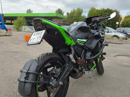 2017 Kawasaki Ninja 650, чёрный, 680000 рублей, вид 5