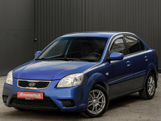 2011 Kia Rio II Рестайлинг, синий, 665000 рублей, вид 1