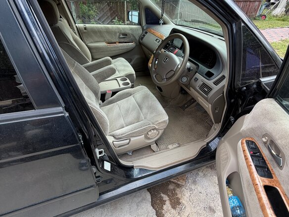 2003 Honda Odyssey II Рестайлинг, чёрный, 395000 рублей - вид 3