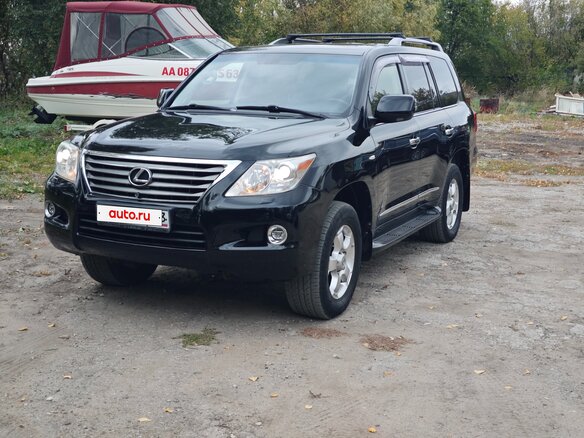 2008 Lexus LX 570 III, чёрный, 2500000 рублей - вид 2