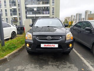 2008 Kia Sportage II Рестайлинг, чёрный, 780000 рублей, вид 1