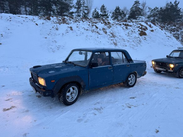 2008 Lada (ВАЗ) 2107, синий, 240000 рублей - вид 3
