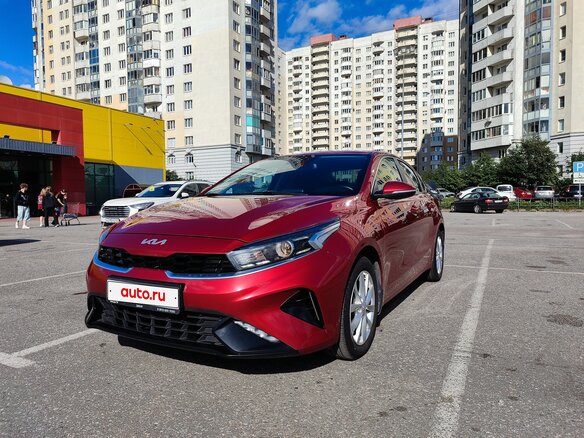 2021 Kia Cerato IV Рестайлинг, красный, 1995000 рублей