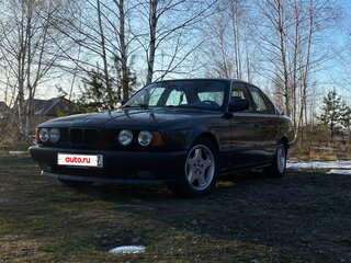 1989 BMW 5 серии 535i III (E34), чёрный, 400000 рублей, вид 1