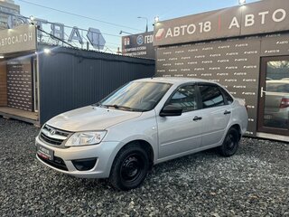 2018 Lada (ВАЗ) Granta I, серебристый, 529000 рублей, вид 3