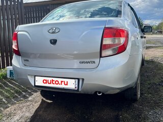 2013 Lada (ВАЗ) Granta I, серебристый, 330000 рублей, вид 4