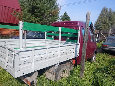 1998 ГАЗ ГАЗель (33023/330273) Фермер, красный, 280000 рублей, вид 3