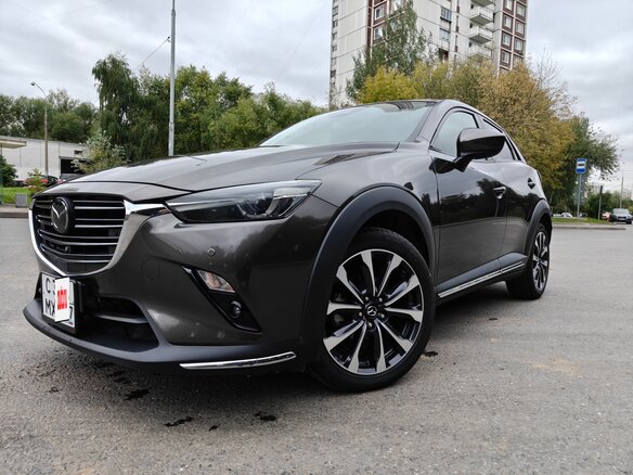 2018 Mazda CX-3 I Рестайлинг, серый, 1890000 рублей - вид 2