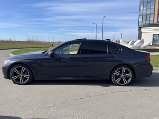 2018 BMW 7 серии Long 730Ld xDrive VI (G11/G12), синий, 3500000 рублей, вид 5