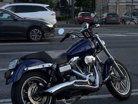 2006 Harley-Davidson Dyna Super Glide, синий, 780000 рублей, вид 2
