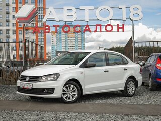 2019 Volkswagen Polo V Рестайлинг, белый, 850000 рублей, вид 1